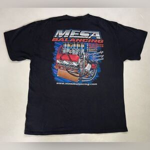 Mesa Balancing Championship Winning Engines Graphic T-shirt Men XL Short Sleeve